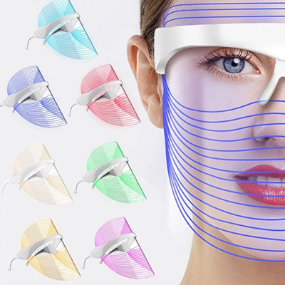 Rechargeable 7 Colors Led Facial Mask